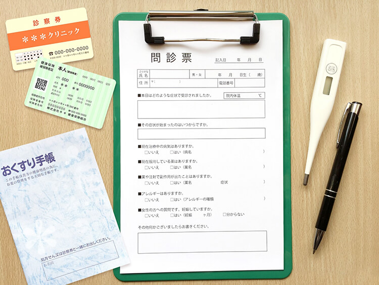 問診票のイメージ写真
